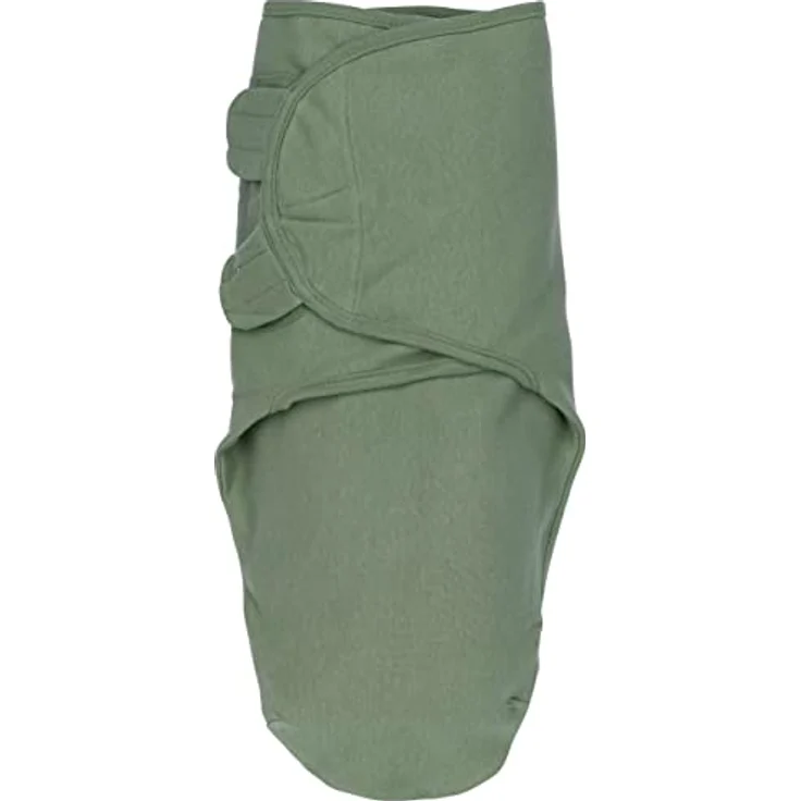 Meyco Baby Uni Pucksack, Erstausstattung Neugeborene (Pucktuch für Babys ab 0-3 Monaten, weicher Schlafkomfort, 100% Baumwolle, atmungsaktiv, Einschlafhilfe), Waldgrün – Bild 1