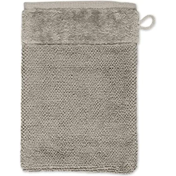 Möve Bamboo Luxe Waschhandschuh 15 x 20 cm aus 60% Baumwolle / 40% Viskose aus Bambus-Zellstoff, Ginger