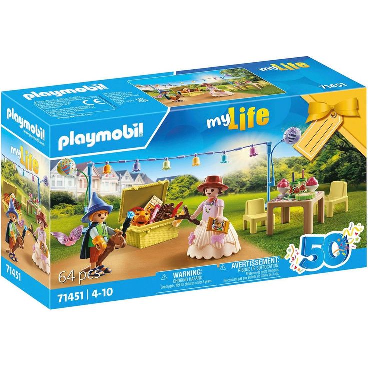 Playmobil® Konstruktions-Spielset Kostümparty (71451), City Life, (64 St), Made in Europe