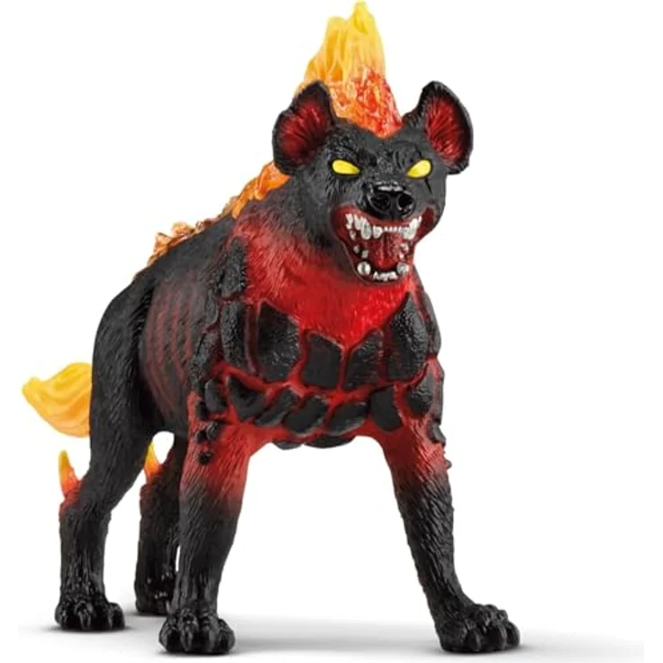 Schleich BattleCave Lavahyäne ELDRADOR, ca. 15 cm großes Actionspielset mit beweglichen Elementen und fesselnden Funktionen – Bild 7