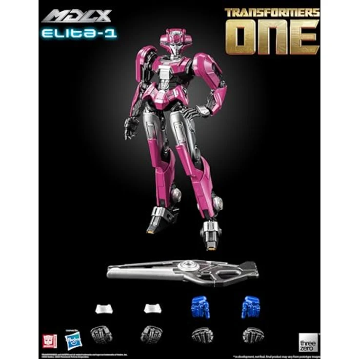 threezero Transformers One: Elita-1 MDLX Actionfigur, 13 cm hoch mit 46 Gelenkpunkten, Zubehör inkl. Blaster und drei Paar austauschbare Hände – Bild 2