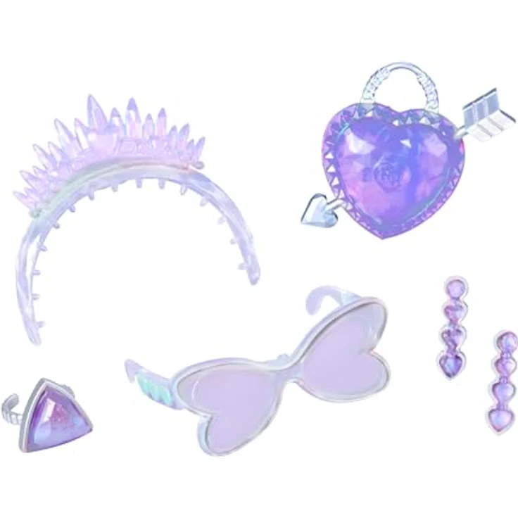 Rainbow High Anziehpuppe Creative Crystals Fashion Doll - Violet, mit Kristall-Accessoires und anpassbarem Outfit – Bild 10
