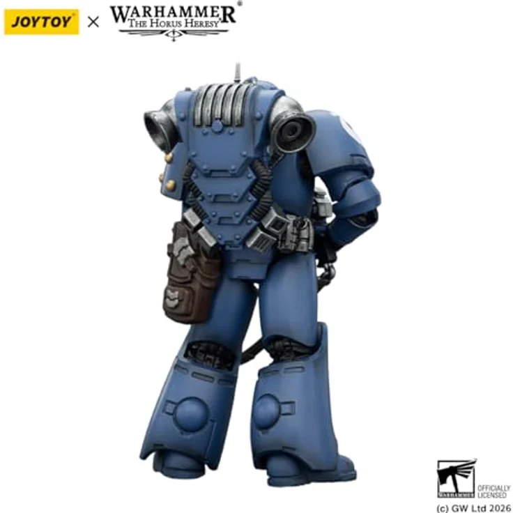 Joy Toy JT02960, Warhammer The Horus Heresy Actionfigur Ultramarines MKVI Tactical Legionary, 12 cm, detailreiche und bewegliche Figur mit Zubehör für Tabletop-Spiel – Bild 4
