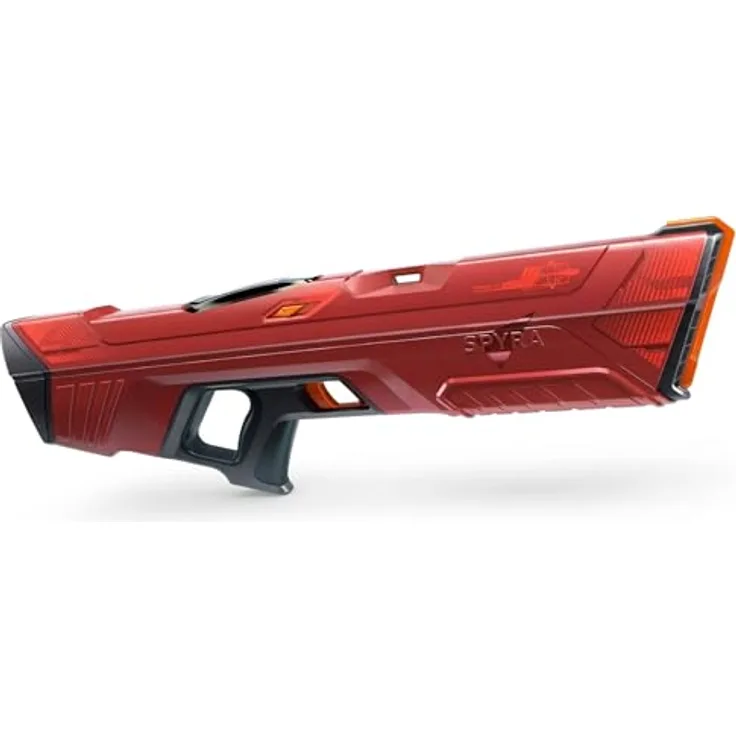 SPYRA SpyraFour – Premium Wasserblaster mit maximaler Leistung, mehr Reichweite, 1,5L Tank, adaptive Blast Modes (Rot)