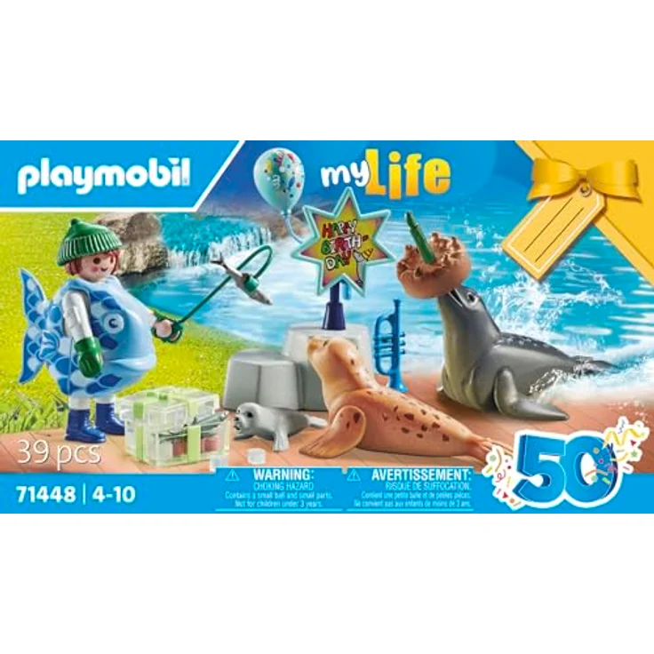 Playmobil® Konstruktions-Spielset Tierfütterung (71448), My Life, (39 St) – Bild 5