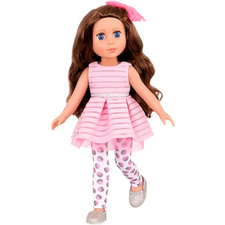 Glitter Girls Puppe Bluebell – Bewegliche 36cm Puppe mit Kleidung, Zubehör und langen Haaren zum frisieren - Spielzeug ab 3 Jahren (6 Teile) – Bild 2