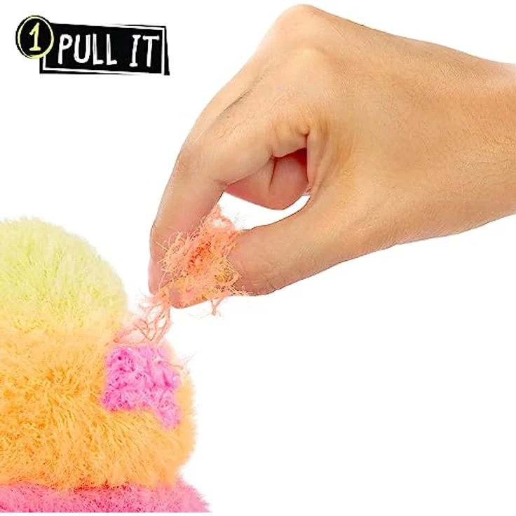 Fluffie Stuffiez Große Sammelplüschfigur - ICE CREAM - Überraschung beim Auspacken mit ASMR Fidget DIY Fellabziehen, Ultrasofter Flaum - Ideal für Kinder ab 4 Jahren – Bild 4