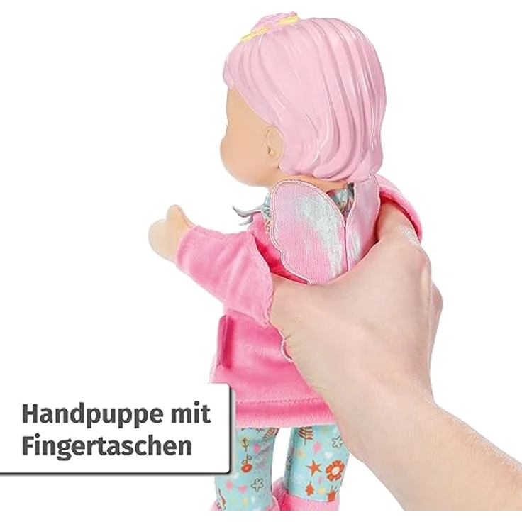BABY born for Babies 26cm, Handpuppe Fee, waschbare Fingerpuppe, Babypuppe ab 0 Monaten,834695, Zapf Creation – Bild 2