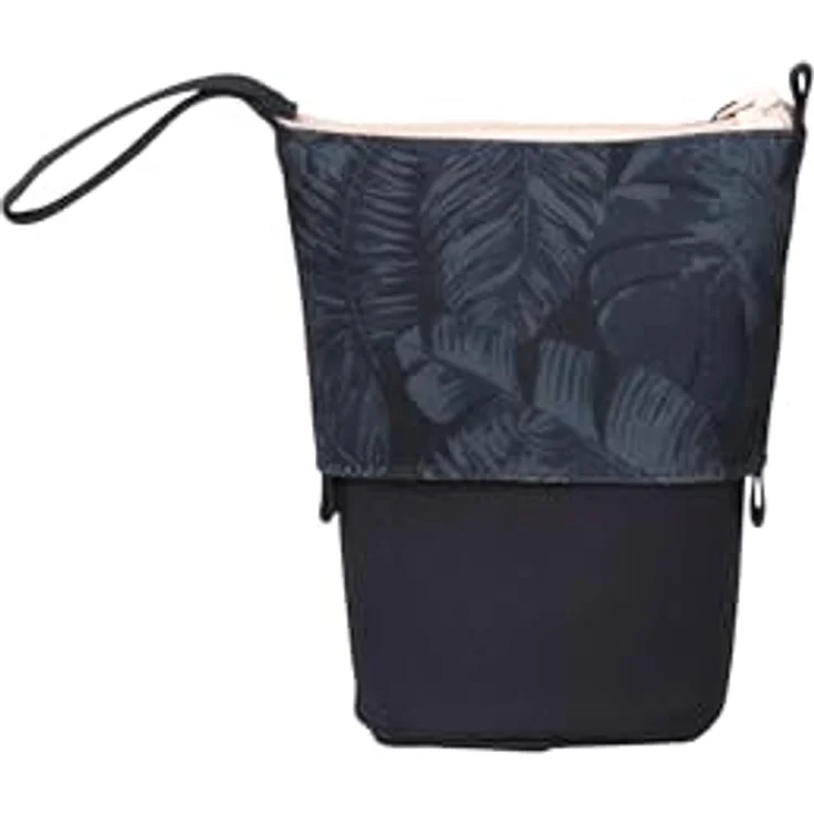 Satch Pencil Slider, Federmäppchen mit Stehfunktion, 3 Innenfächern und Geheimfach, aus recyceltem Material, Midnight Jungle - Blau – Bild 2