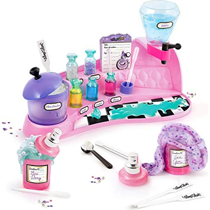 Canal Toys So Slime DIY Glam Studio, DIY Set zur Herstellung von 16 bunten Duft-Slimes für Kinder ab 6 Jahren, kreatives Bastelkoffer mit Mischen von Farben & Düften – Bild 2