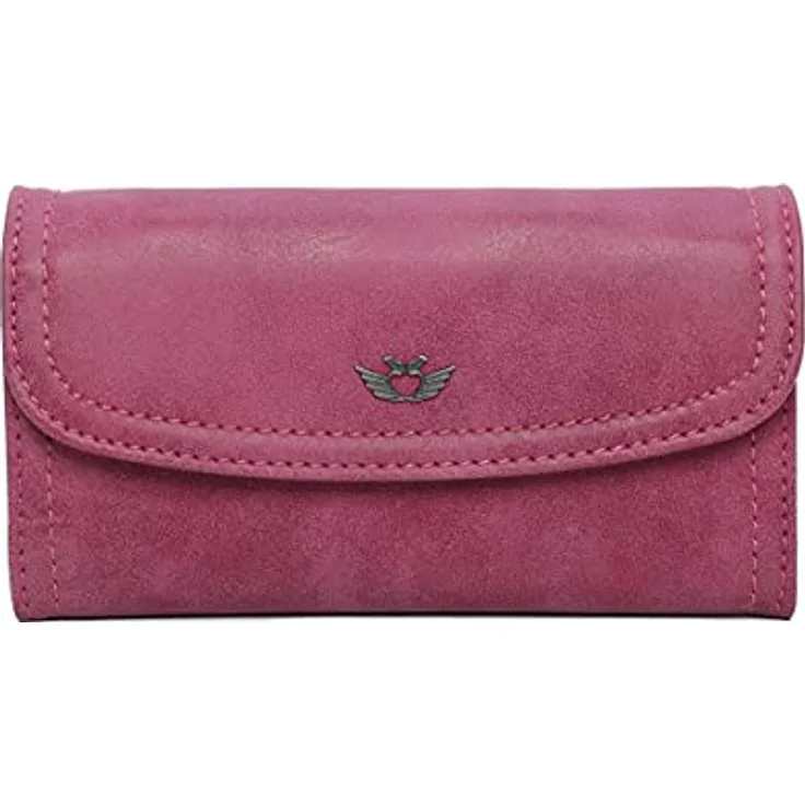 Fritzi aus Preußen Vintage Fritzi12 Heide Wallet, Geldbörse in True Berry mit 11 Fächern und Druckknopfverschluss
