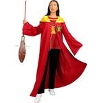 Funidelia | Gryffindor Quidditch Kostüm - Harry Potter für Herren & Damen - Größe M - Granatfarben - Zauberer Kostüm für Erwachsene & Verkleidung für Partys, Karneval & Halloween