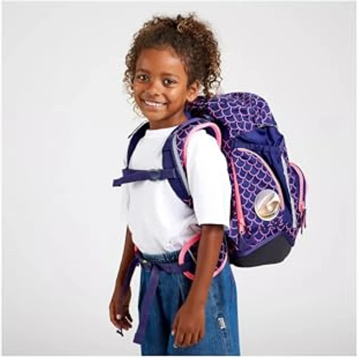 ergobag pack PerlentauchBär, Schulranzen mit ergonomischem Tragesystem, 20L Volumen, PFC-frei, aus 36 recycelten PET-Flaschen – Bild 6