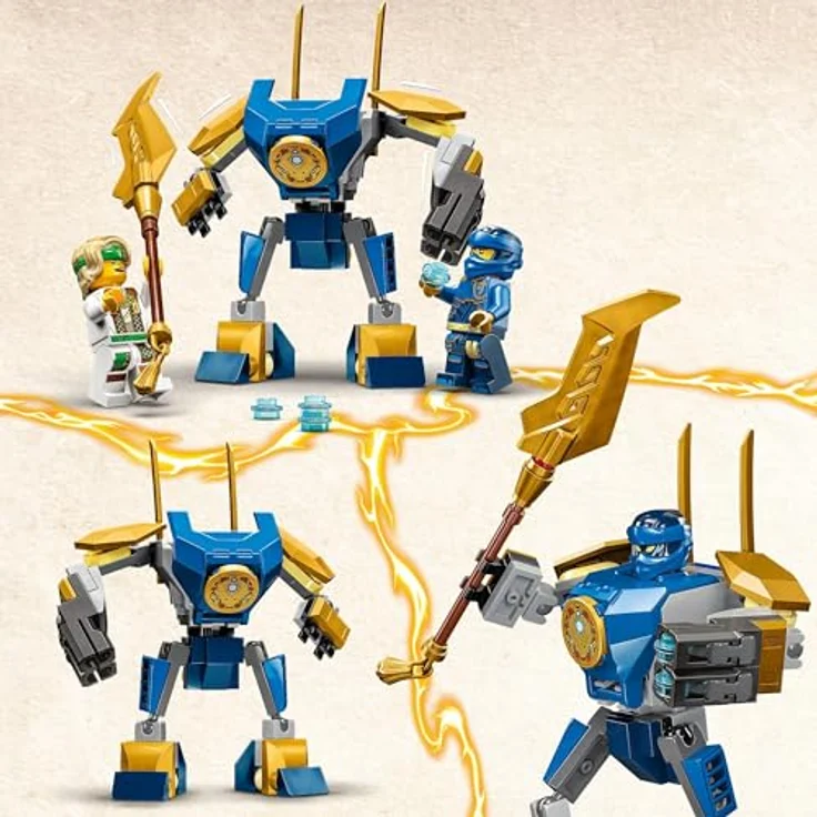 LEGO® Konstruktionsspielsteine Jays Battle Mech (71805), LEGO Ninjago, (78 St), Made in Europe – Bild 5