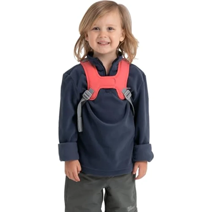 Jack Wolfskin Sprout Kinderrucksack, 20 cm x 15.5 cm x 25.5 cm, 100% Polyester, rosa (Sunset Coral) – Bild 3