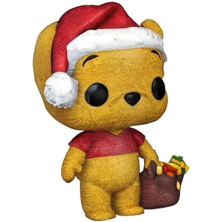 POP! Disney 614 Winnie The Pooh Diamond Collection Exclusive, Funko Pop Holiday Glitter Figur, 2020 Exklusive Veröffentlichung – Bild 3