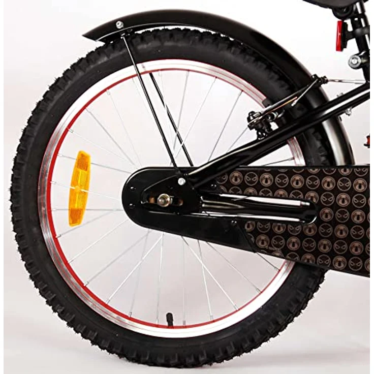 Spider-Man Kinderfahrrad 20 Zoll Mattschwarz mit 2 Handbremsen – Bild 4