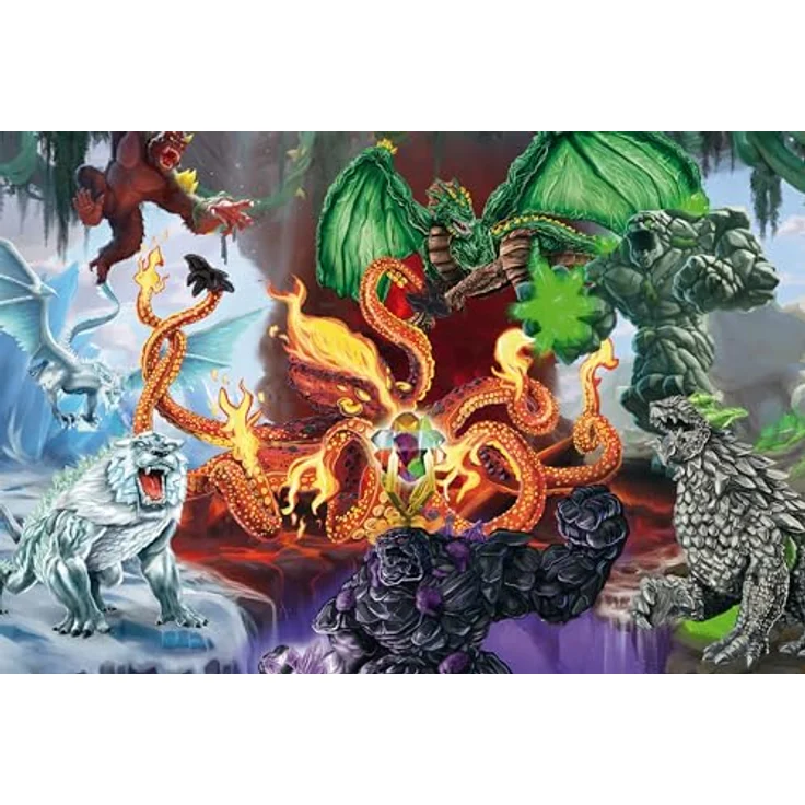 Schmidt Spiele 56566 Eldrador Fiese Kreaturen, 200 Teile Kinderpuzzle mit original Schleich Figur, empfohlen ab 8 Jahren, Puzzlemaße 43,2 x 29,1 cm – Bild 4