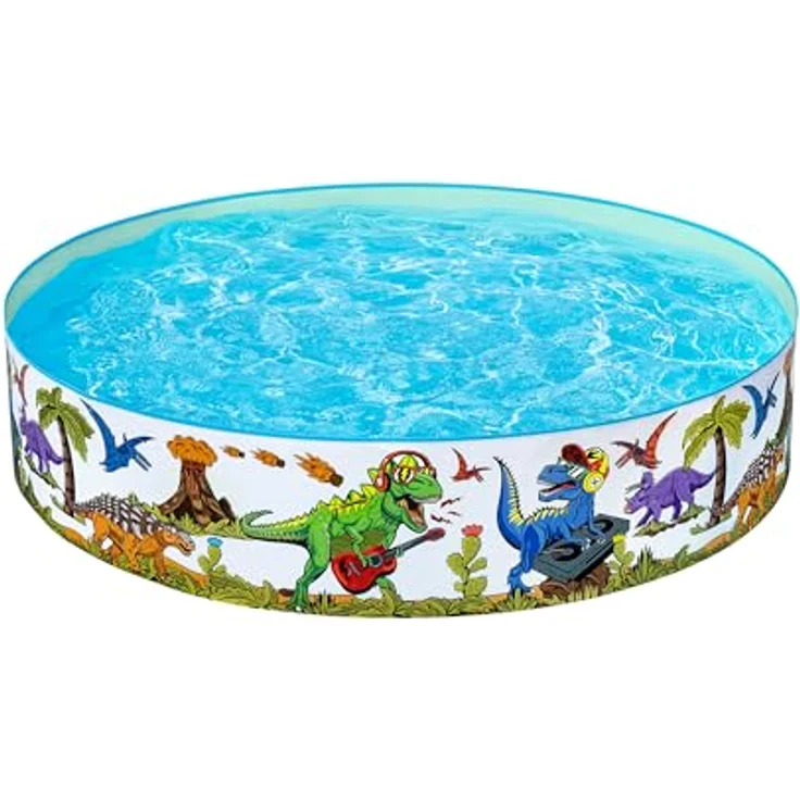 Bestway Fill 'n Fun Planschbecken Dinosaurier, Ø 183 x 38 cm – Bild 1
