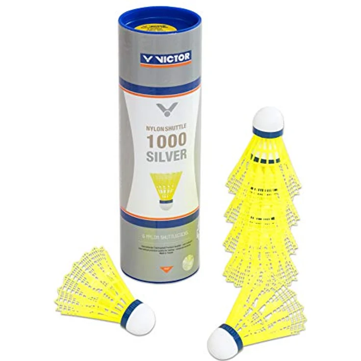 VICTOR® Badmintonball SHUTTLE 1000, Gelb, mittel – Bild 2
