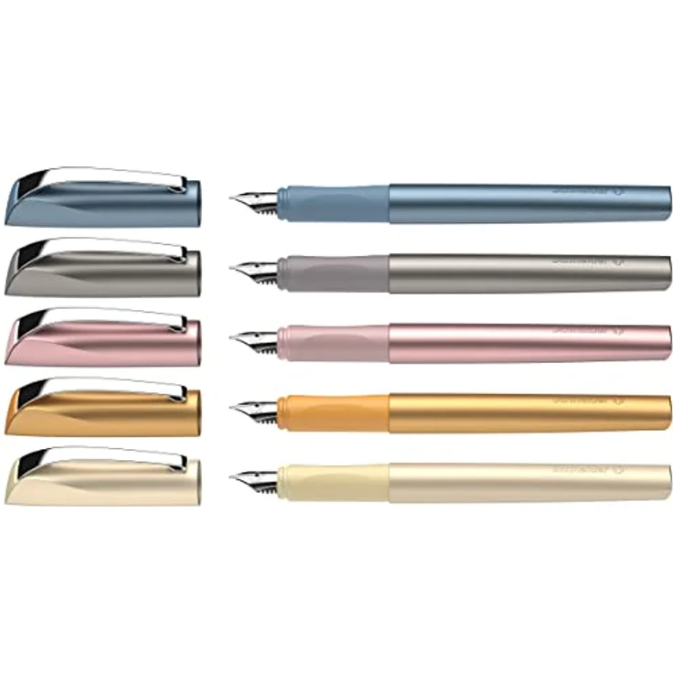 SCHNEIDER Füllhalter Ceod Shiny, Edelstahlfeder, auswechselbare Tintenpatrone, powder pink – Bild 4