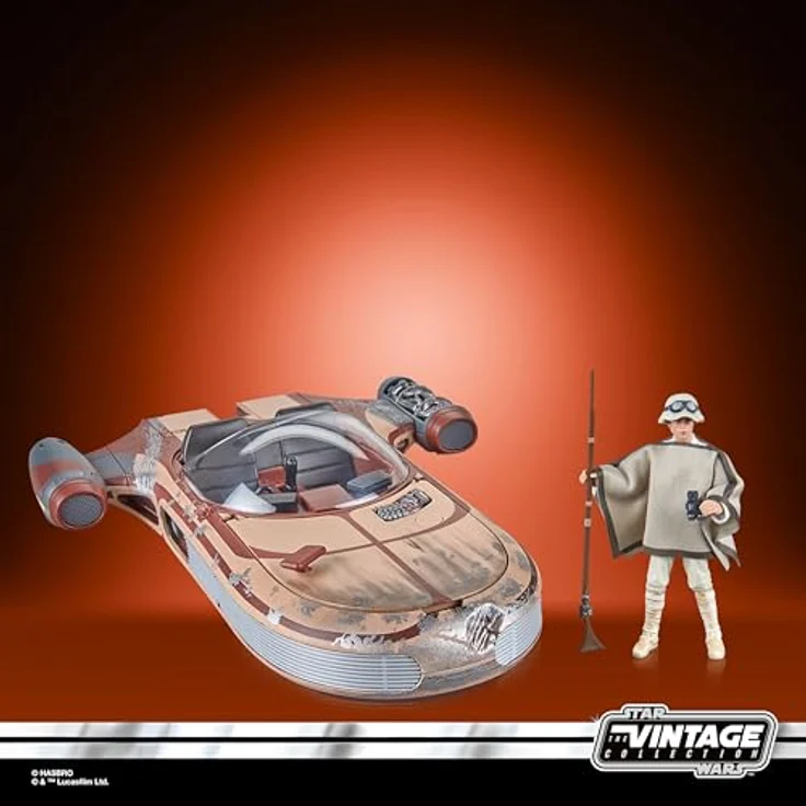 Star Wars The Vintage Collection Landspeeder & Luke Skywalker, Action-Figur 9,5 cm mit 7 Deluxe Accessoires und Premium Fahrzeug-Design, inspiriert von Episode IV: Eine neue Hoffnung – Bild 3