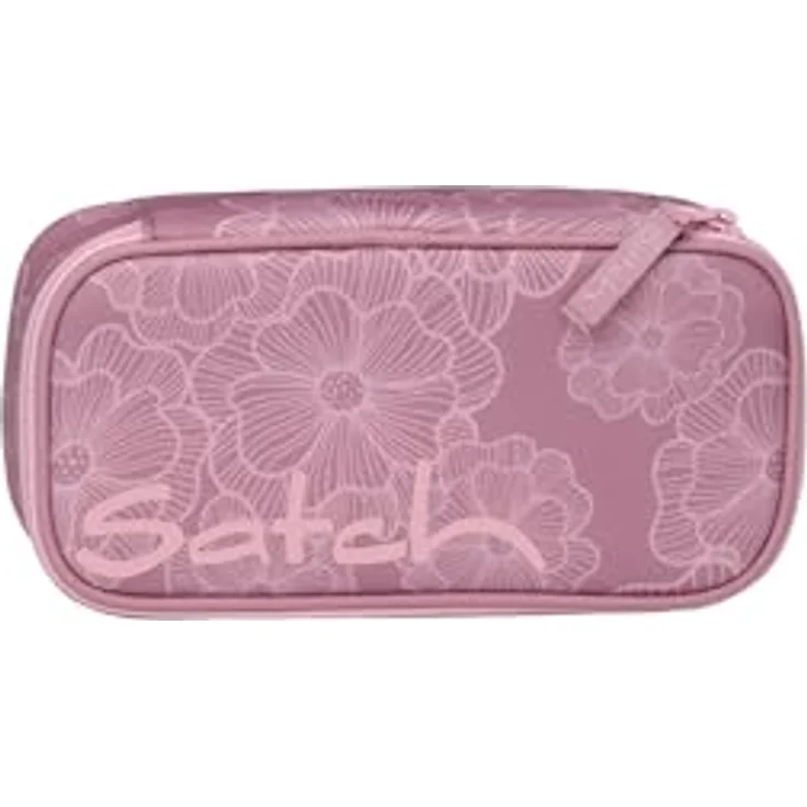 Satch Federmäppchen Schlamperbox, 2-tlg. mit Geodreieck und Stundenplan, wasser- und schmutzabweisendes Material, recyceltes Polyester – Bild 1