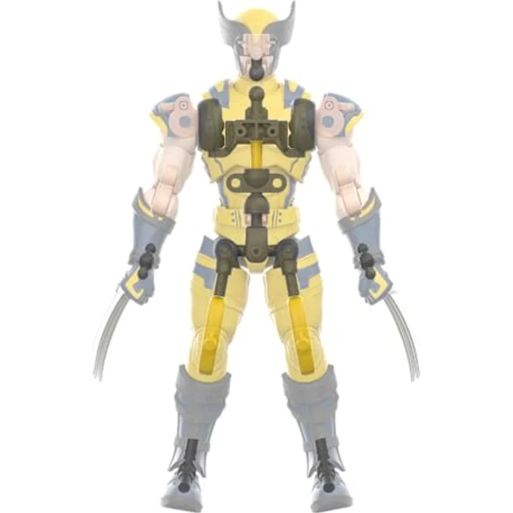 Blokees Marvel Heroes Champion Class 05 Wolverine, detaillierte Sammelfigur, gelenkter Modellbausatz, 15 cm Höhe, aus hochwertigem PVC, mehrfarbig – Bild 4