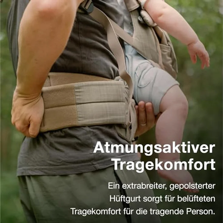 Osprey Poco Soft Child Carrier LT, Kindertragerucksack mit Becken- und Brustgurt, 62 cm, Unisex, Polyester – Bild 4