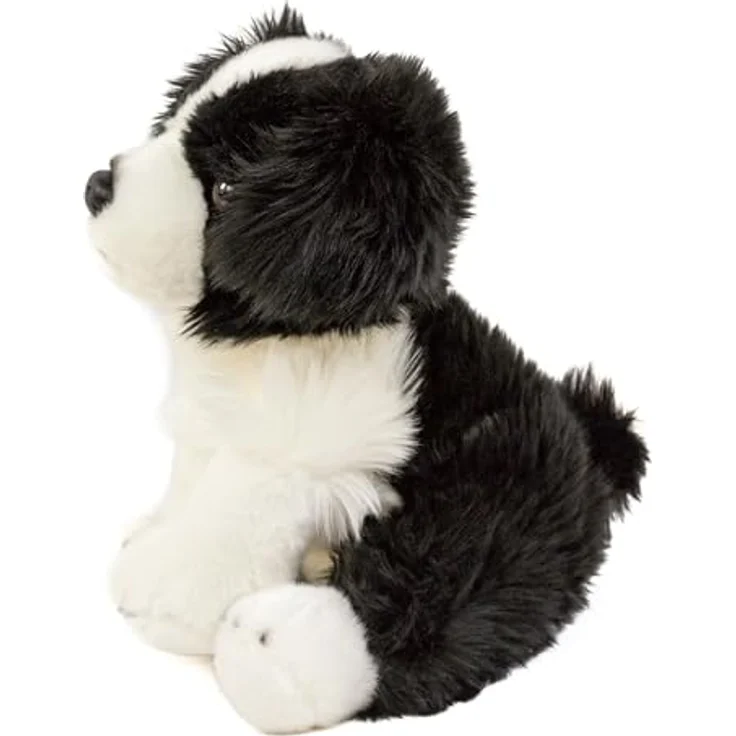 Teddys Rothenburg Kuscheltier Hund Border Collie 30 cm sitzend schwarz/weiß Plüschhund - Preisvergleich – Bild 3
