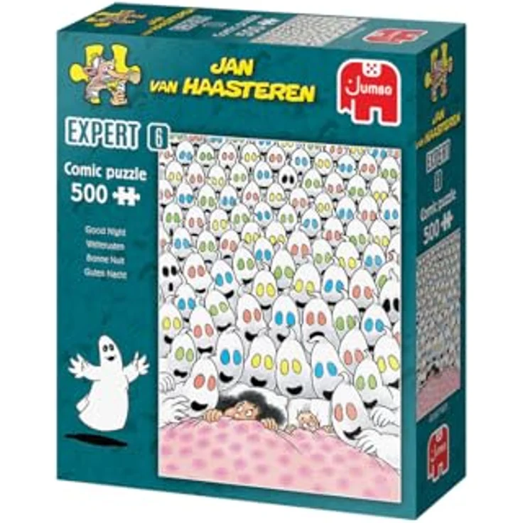 Jan Van Haasteren Gute Nacht, 500-teiliges Puzzle für Erwachsene, umweltfreundlich aus 100% recyceltem Karton – Bild 2