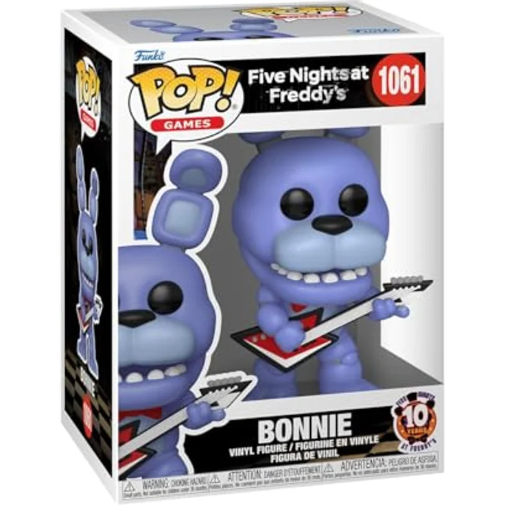 Funko Pop! Games: Five Night's at Freddy's - Bonnie The Rabbit - Vinyl-Sammelfigur, 9,5 cm, Offizielle Handelswaren, Geschenkidee, Spielzeug (Funko) – Bild 1