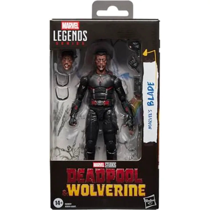 Marvel Legends Series Marvel's Blade, Action-Figur mit 7 Accessoires, 15 cm, inspiriert von Deadpool & Wolverine