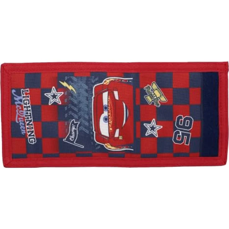 Disney Cars Geldbörse Kinder Portemonnaie Hit The Road aus Polyester, sportlich, 10 cm x 10 cm – Bild 4