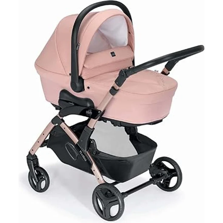 CAM Fluido Easy Kinderwagen 2in1, stilvoller Sportwagen mit umkehrbarem Sitz und Babywanne, ergonomischer Griff, klappbar, bis 22 kg, Aluminiumrahmen, leicht und robust – Bild 1