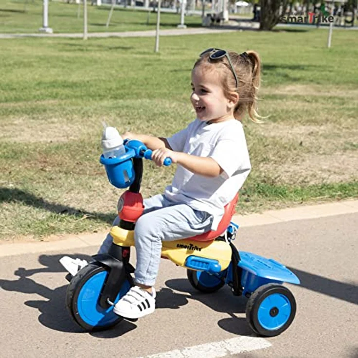 smarTrike Breeze S 3-in-1 Dreirad, verstellbares Dreirad für Kleinkinder von 15-36 Monaten, Mehrfarbig – Bild 3