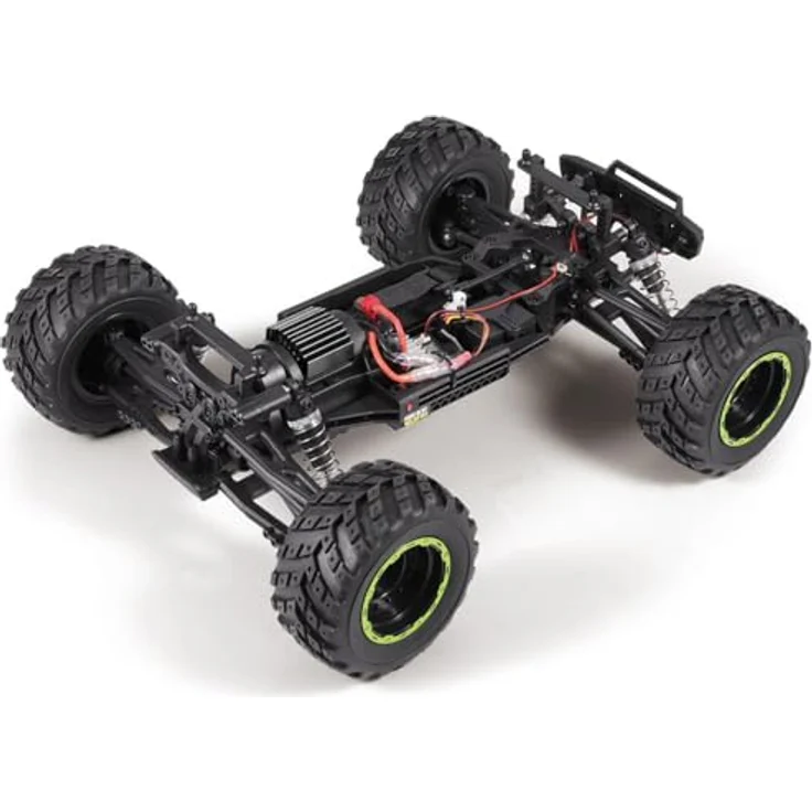 Blackzon Smyter MT 1/12 4WD, RTR Ferngesteuertes Auto mit Allradantrieb, 390er Bürstenmotor und Li-Ion-Akku, elektrisch blau oder leuchtend grün – Bild 5