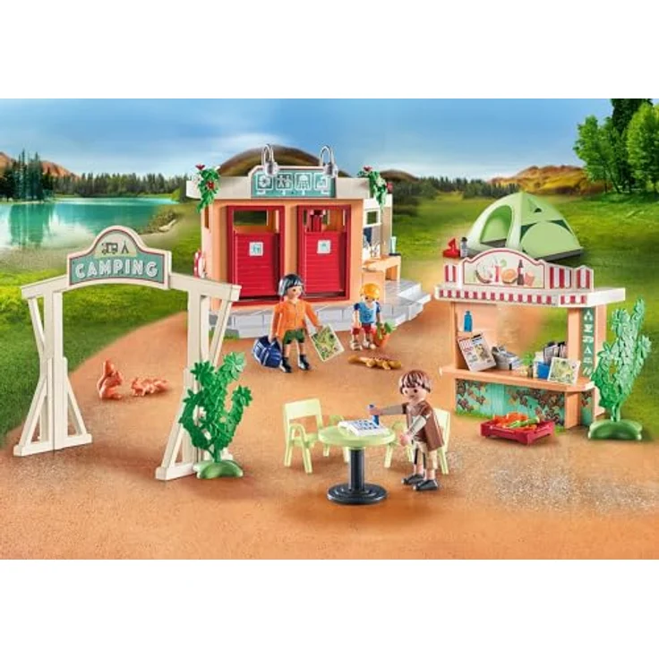 Playmobil® Konstruktions-Spielset Campingplatz (71424), Family & Fun, (100 St) – Bild 3
