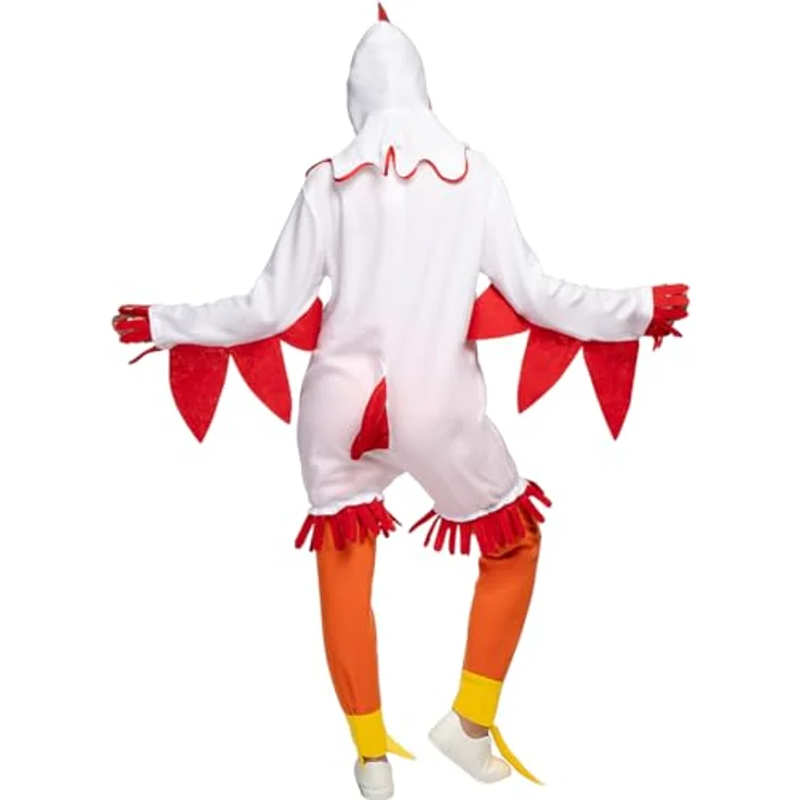 Funidelia Huhn Kostüm für Herren und Damen - Weiß, Größe M-L, für Partys, Karneval & Halloween – Bild 5