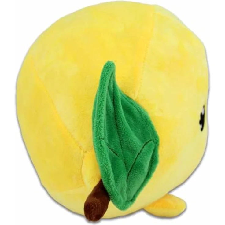 BEMIRO Niedliches Zitrone Kuscheltier: Kawaii Gesicht, ca. 27 cm Groß, Kuschelig Weich, 100% Polyester – Bild 4