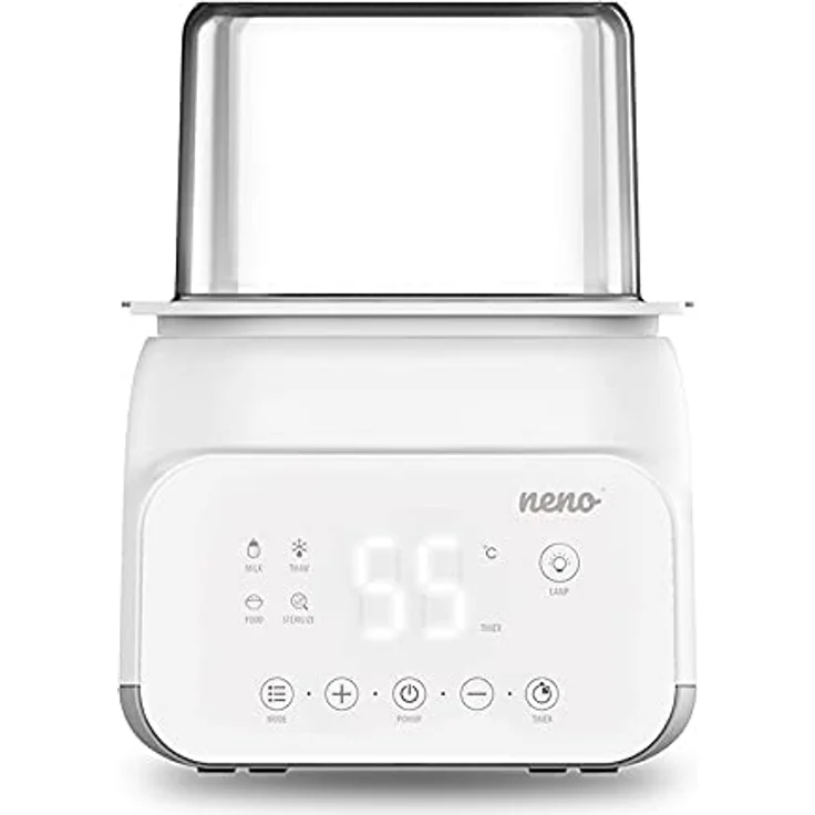 Neno® VITA 5 in 1 Babyflaschensterilisator und wärmer - Regelbarer Dampfsterilisator für Babyflaschen - 4 Betriebsarten - Schnell und einfach zu bedienen – Bild 4