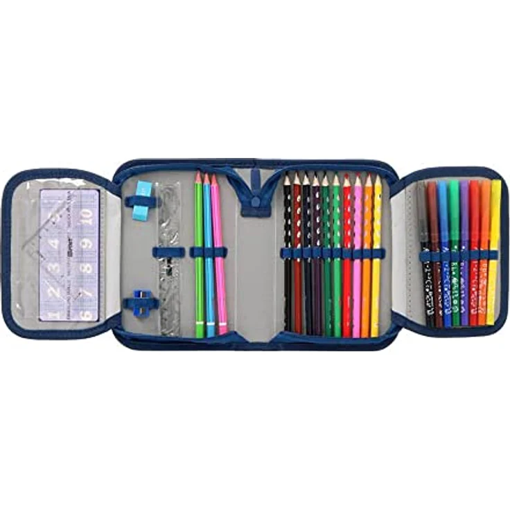 Gataric TTS Schüler-Etui Weltraum 28 teilig 1-Zipper – Bild 3