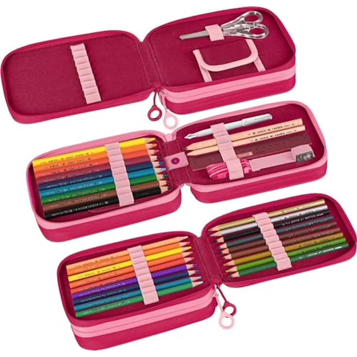 Baier & Schneider Etui, Federmäppchen 3 RV Fruity Love, bunt – Bild 4