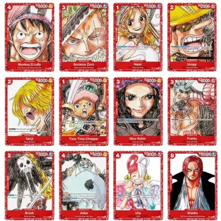 BANDAI One Piece Premium Card Collection Film Red Edition Folder Binder Limited Edition, Sammelkarten Zubehör mit ikonischen Charakteren und einzigartigen Fähigkeiten, ideal als Geburtstagsgeschenk – Bild 2
