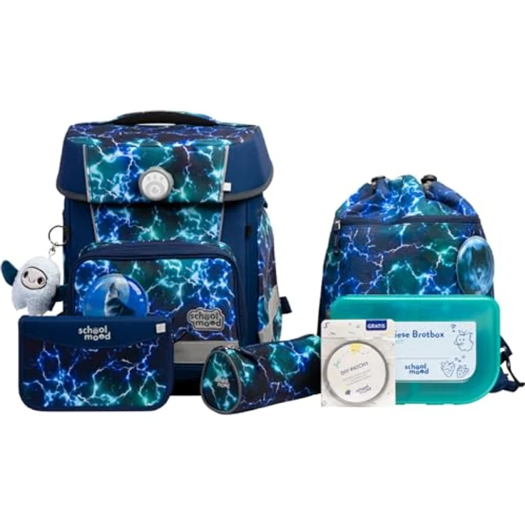 SCHOOL-MOOD® Schulranzen Champion Maxx Pro, Farbe Felix, ergonomischer Schulrucksack mit großzügigem Stauraum – Bild 1
