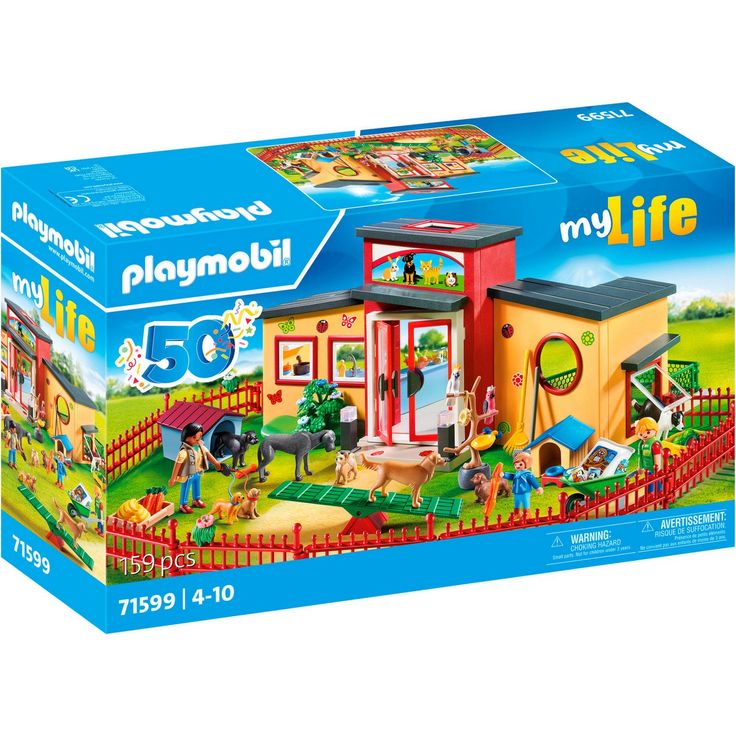 Playmobil® Konstruktions-Spielset Tierhotel 'Pfötchen' (71599), My Life, 50 Jahre, (159 St), Made in Europe - Preisvergleich