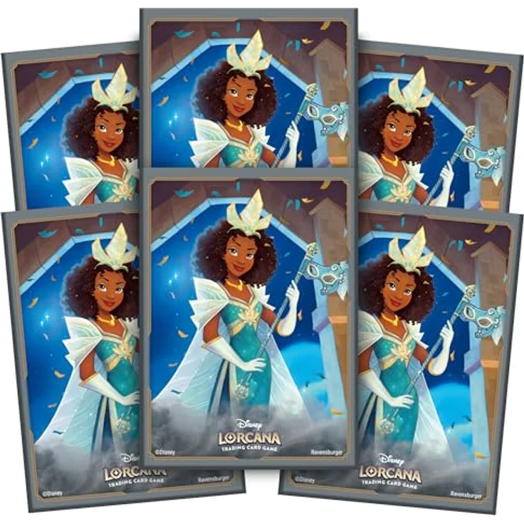 Ravensburger Disney Lorcana Trading Card Game - Himmelsleuchten - Kartenhüllen Tiana, Matte Oberfläche, 65 Stück – Bild 1