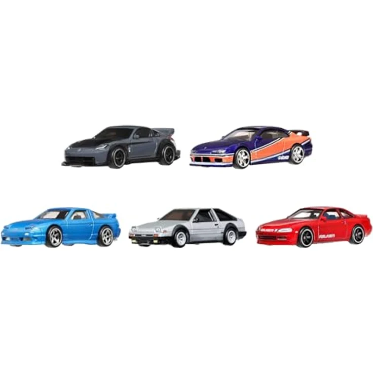 Hot Wheels Premium Fast & Furious Tokyo Drift Bundle, Die-Cast Spielzeugautos 1:64, 5 Modelle in exklusiver Box – Bild 7