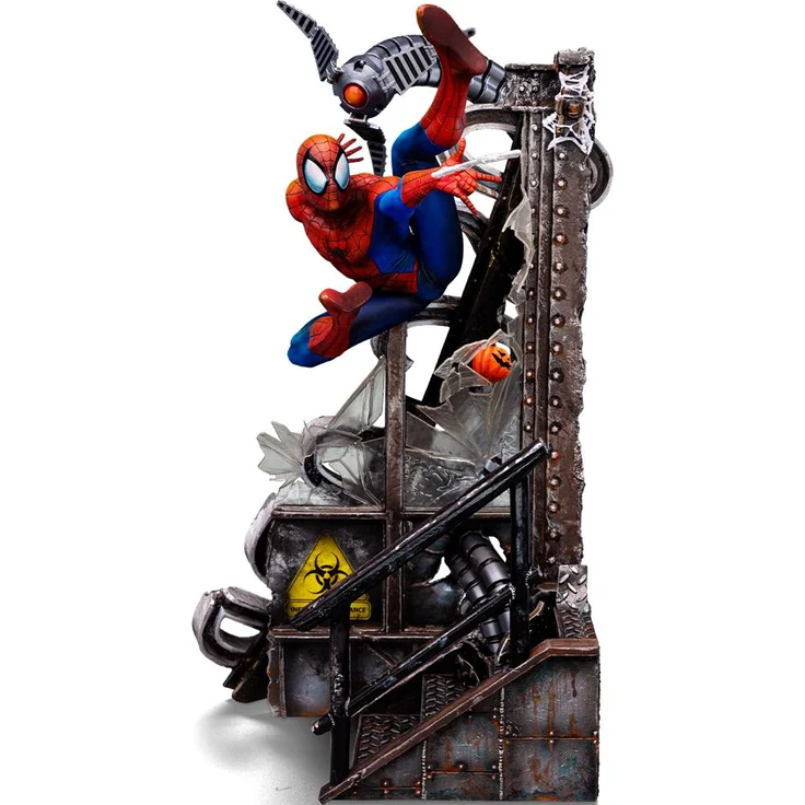 Iron Studios Spider-Man Art Scale Statue 1/10, 10th Anniversary, 29 cm, offiziell lizenzierte Resin-Figur