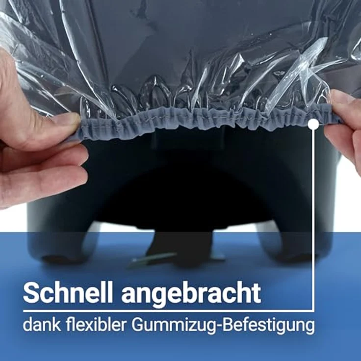 Zamboo Kinderwagen-Regenschutzhülle Universal, Regenschutz für Babyschalen / Maxi-Cosi mit Reißverschluss und integrierter Belüftung – Bild 7